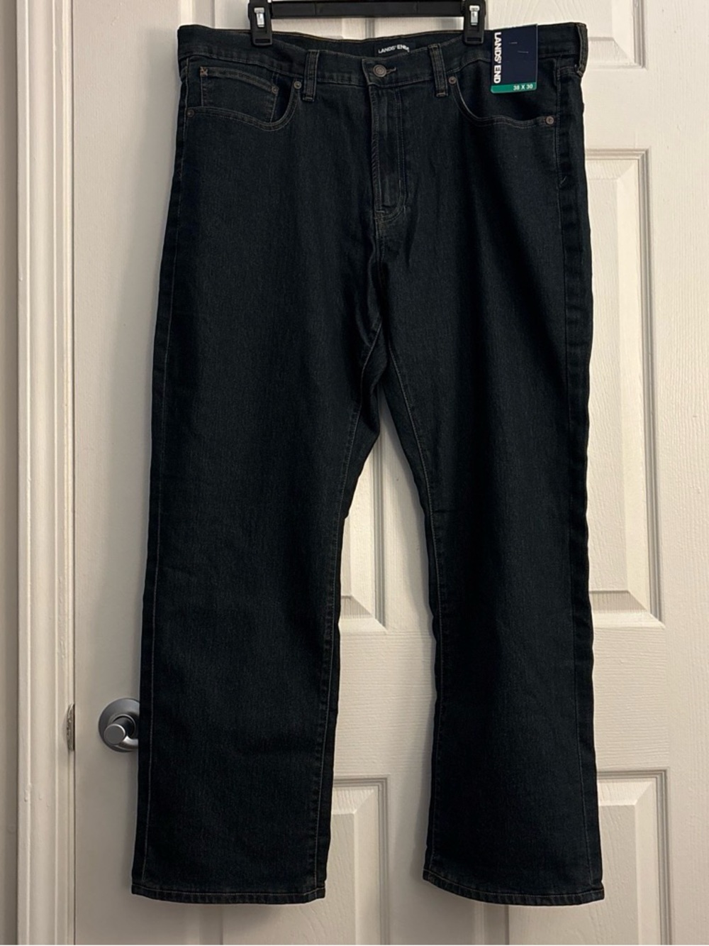 Brand new with tags Lands’ End Men’s 38x30 Flannel Lined Denim Jeans